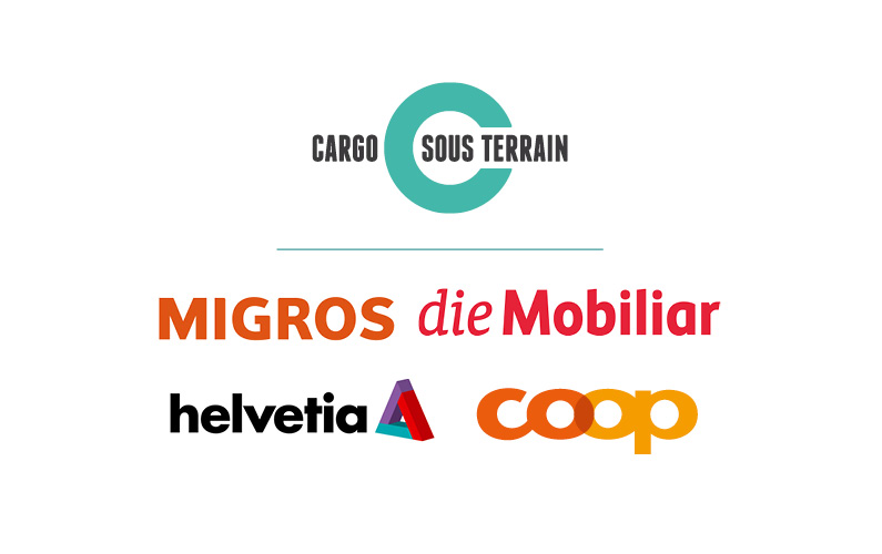 Coop, Migros, Mobiliar and Helvetia invest in the construction permission phase of Cargo sous terrain